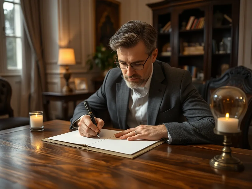 Mustesetti käsikirjoitukseen ja kynäilyyn